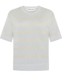 EMERSON RENALDI - Striped Short-Sleeved T-Shirt - Lyst