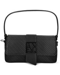 ARMANI EXCHANGE - Woven Logo Tote Bag - Lyst