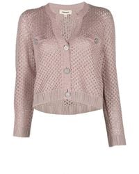 L'Agence - Cardigan Blanca À Sequins - Lyst