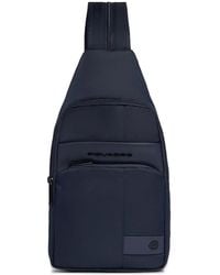 Piquadro - Water-Resistant Convertible Sling-Bag Backpack - Lyst