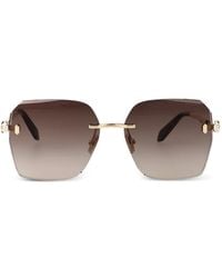 BVLGARI - Serpenti Forever Square-Frame Sunglasses - Lyst