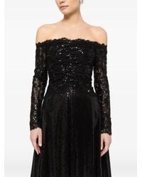 Nissa - Sequin-Embellishment Off-Shoulder Midi Dress - Lyst