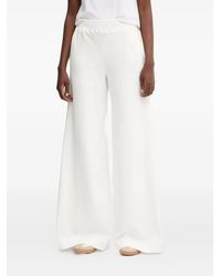 Ermanno Scervino - Pantalon Palazzo En Soie À Taille Élastiquée - Lyst