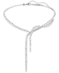 Swarovski - Y Mesmera Crystal-Embellished Wrap Necklace - Lyst