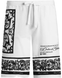 Dolce & Gabbana - マヨリカプリント ダブルピケ バミューダ ショートパンツ - Lyst