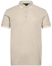 BOSS - Logo-Embroidered Tipped Polo Shirt - Lyst