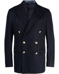 Polo Ralph Lauren - Double-breast Wool Blazer - Lyst