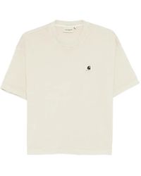 Carhartt - Crew Neck Logo T-Shirt - Lyst
