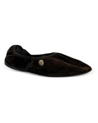 Versace - Medallion-Detail Flat Shoes - Lyst