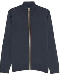 Paul Smith - Signature Stripe Zip-Through Cardigan - Lyst