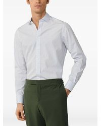 Hackett - Mini Floral-Print Cotton Shirt - Lyst