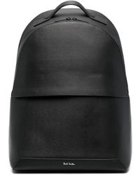 Paul Smith - Logo-strap Leather Backpack - Lyst
