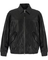 DUNST - Veste En Cuir À Fermeture Zippée - Lyst