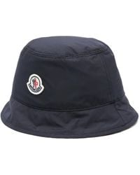 Moncler - Logo-Patch Bucket Hat - Lyst