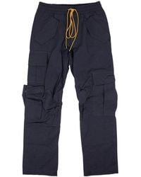 Rhude - Drawstring-waist Cargo Trousers - Lyst