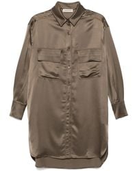 Gentry Portofino - Satin Shirt - Lyst