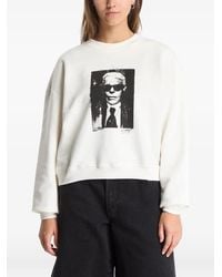 KARL LAGERFELD - Sweat À Imprimé Graphique - Lyst