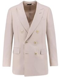 Tom Ford - Blazer Met Dubbele Rij Knopen - Lyst