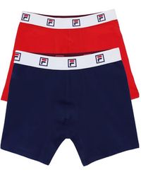 Fila - F-Box Boxershorts Met Logo-Patch - Lyst