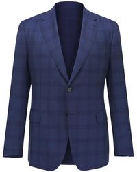 Brioni - Checked-Pattern Single-Breasted Blazer - Lyst