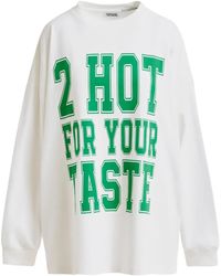 Essentiel Antwerp - T-Shirt Con Stampa Lettere - Lyst