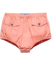 Prada - Poplin Shorts - Lyst