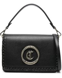 Just Cavalli - Borsa Tote Con Placca Logo - Lyst