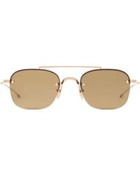 Thom Browne - Lunettes De Soleil Carrées Sans Montures - Lyst