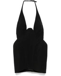 Mugler - Tailored Mini Dress - Lyst