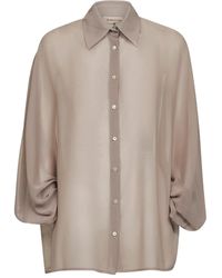 Blanca Vita - Satin Shirt - Lyst