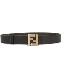 Fendi - Ceinture En Cuir À Motif Ff - Lyst
