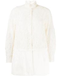 Shiatzy Chen - Embroidered Lace Panel Jacket - Lyst