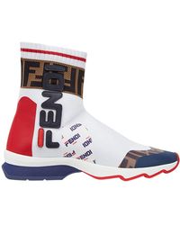 Socks shoes gialle neonato - FENDI KIDS - Mancini Junior
