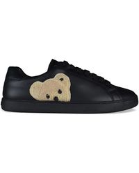 Palm Angels - Teddy-Bear Leather Sneakers - Lyst