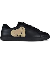 Palm Angels - Teddy-Bear Leather Sneakers - Lyst