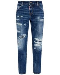 DSquared² - Gerafelde Jeans - Lyst