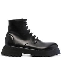 Marsèll - Lace-up Leather Ankle Boots - Lyst