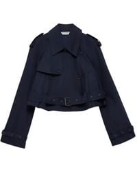 JW Anderson - Belted Boxy-Fit Cropped Parka Jacket - Lyst