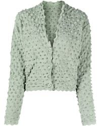 JNBY - V-Neck Cropped Cardigan - Lyst
