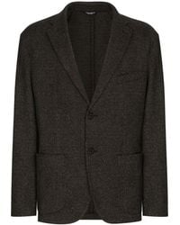 Dolce & Gabbana - Blazer a cuadros príncipe de Gales - Lyst