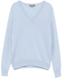 N.Peal Cashmere - Phoebe V Neck Jumper - Lyst