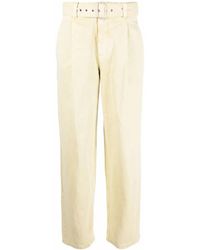 Jil Sander - Pleat-Detail Straight-Leg Trousers - Lyst