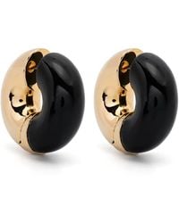 Uncommon Matters - Status Two-Tone Hoop Earrings - Lyst