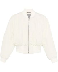 Balenciaga - Cropped Bomber Jacket - Lyst
