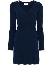 Elisabetta Franchi - ニット ミニドレス - Lyst