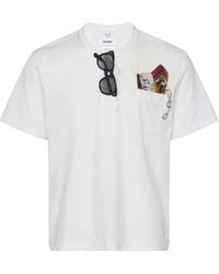 Doublet - Trompe L'Oeil Embroidered T-Shirt - Lyst