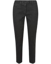 Dondup - Perfect Logo-Plaque Trousers - Lyst