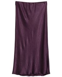 Dixie - Satin-Finish Bias-Cut Skirt - Lyst