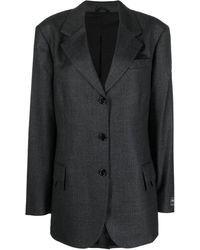 Raf Simons - Single-Breasted Wool Blazer - Lyst