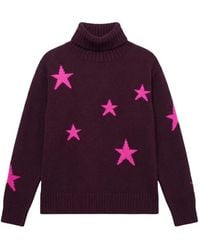 Chinti & Parker - Star-Intarsia Roll-Neck Sweater - Lyst